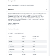 SỐT BURGER TRUYỀN THỐNG Wattie’s Classic Burger Sauce – Sốt Ăn Kèm Đa Năng, Ngon Chuẩn Quán, 295ml