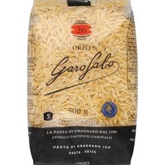 MÌ Ý / PASTA HÌNH HẠT GẠO Garofalo Orzo Pasta – Pasta Hình Hạt Gạo, Nấu Súp & Món Nhanh, 500g