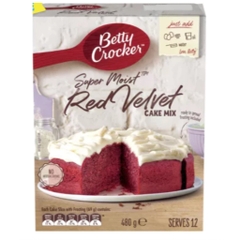 BỘT BÁNH Betty Crocker Cake Mix, NHUNG ĐỎ RED VELVET /  BLUEBERRY MUFFIN / TRIPLE CHOCOLATE BROWNIE / FOOD CAKE