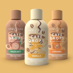GIỌT CAFE Vital Zing Cafe Drops, KHÔNG ĐƯỜNG - TĂNG HƯƠNG VỊ, 40ml