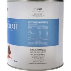 BỘT CACAO / SOCOLA Avalanche Drinking Chocolate - Rich Cafe Style, CHỈ DÙNG VỚI SỮA, 400g