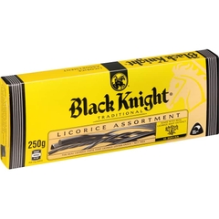 KẸO DẺO MIX NHIỀU DẠNG - VỊ TRUYỀN THỐNG Black Knight Licorice Traditional Assortment, 250g