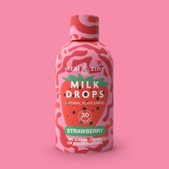 GIỌT MILK DROPS VITAL ZING KHÔNG ĐƯỜNG - TĂNG HƯƠNG VỊ sữa, yoghurt, cafe, làm bánh, kem, No Sugar, No/Low Carbs, 40ml