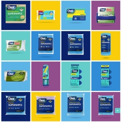 LẺ 1 KHĂN LAU BỤI - BẨN - DẦU MỠ 97% THỰC VẬT Chux Superwipes Plant Based Cleaning Cloths, 60x28cm