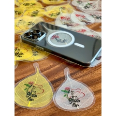 LÁ BỒ ĐỀ ÉP - CÓ IN CHỮ BÌNH AN - TÀI LỘC dùng cho ốp lưng điện thoại, ví, bookmark đọc sách...