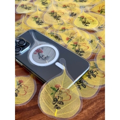 LÁ BỒ ĐỀ ÉP - CÓ IN CHỮ BÌNH AN - TÀI LỘC dùng cho ốp lưng điện thoại, ví, bookmark đọc sách...