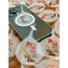 LÁ BỒ ĐỀ ÉP - CÓ IN CHỮ BÌNH AN - TÀI LỘC dùng cho ốp lưng điện thoại, ví, bookmark đọc sách...