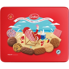 HỘP 9 LOẠI BÁNH QUY New Zealand Griffin's Assorted, Favourites / Sampler Biscuits, 500g-1kg