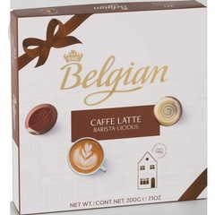 [Hàng Bỉ] HỘP 16-20 VIÊN SOCOLA Belgian Chocolates Assorted Pralines / Caffe, ĐEN-SỮA-TRẮNG, 200g