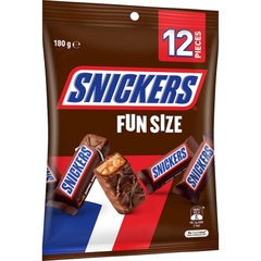 TÚI 12 VIÊN SOCOLA Snickers / Mars Fun Size, 180g - 192g