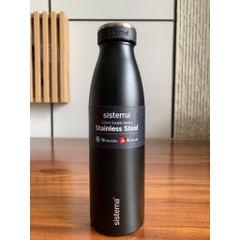 BÌNH GIỮ NHIỆT NÓNG & LẠNH Sistema Drink Bottle Stainless Steel, 2 LỚP THÉP KHÔNG RỈ, 500ml