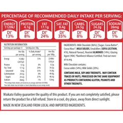 HỘP SOCOLA ĐEN / SỮA / TRẮNG Waikato Valley Chocolates, DARK / MILK / WHITE ALMONDS, FRUIT NUT, 200g