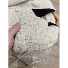 Áo dạ tweed nữ Chililuu chất tweed cao cấp kiểu dáng giấu quần phong cách ulzzang sang chảnh