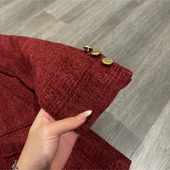 Áo dạ Chiliuu áo dạ nữ chất dạ hai lớp form giấu quần phong cách Hàn Quốc thanh lịch