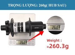 Bộ Hub Xe Đạp GOLDIX M370 BOOST - Phanh Đĩa 6 Ốc - Rachet 60T
