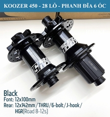 Bộ Hub KOOZER 450 28 Lỗ - Phanh Đĩa 6 Ốc - Tăm Móc