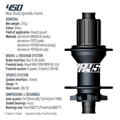Bộ Hub KOOZER 450 28 Lỗ - Phanh Đĩa 6 Ốc - Tăm Móc