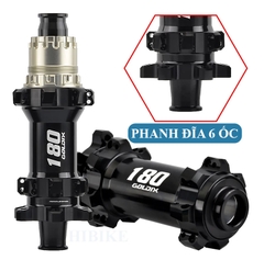 Bộ Hub GOLDIX M180 Ratchet EXP 52T – 28 Lỗ - Phanh Đĩa 6 Ốc