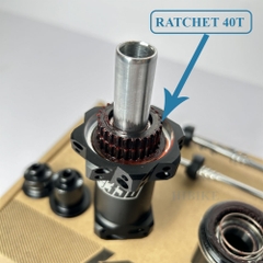 Bộ Hub KOOZER 350 Ratchet 40T 20/24 Lỗ - Phanh V - Tăm Thẳng