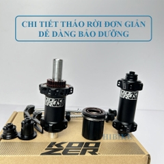 Bộ Hub KOOZER 350 Ratchet 40T 20/24 Lỗ - Phanh V - Tăm Thẳng