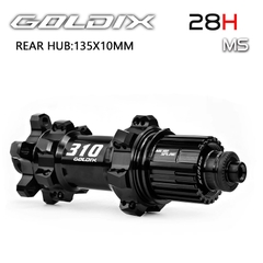 Bộ Hub GOLDIX M310 Ratchet 60t Hình Nón 28H - Phanh Đĩa 6 Ốc