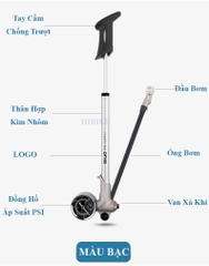 Bơm Phuộc Hơi Xe Đạp GIYO GS-02D