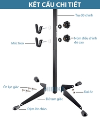 Chân chống treo xe đạp WEST BIKING
