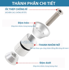 Chốt hoa thị xe đạp