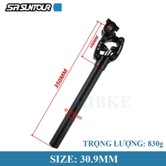 Cọc Yên Xe Đạp Giảm Xóc SUNTOUR NCX