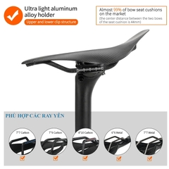 Cọc Yên Xe Đạp CARBON TOSEEK C60 ULTRA LIGHT