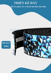 Băng Quấn Ghi Đông Xe Đạp PU EVA Màu 3D