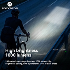 Đèn Pha Xe Đạp Độ Sáng Cao ROCKBROS 1000 LUMENS