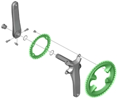 Bộ Đĩa Răng Rời SHIMANO 105 R7100 BCD 110MM