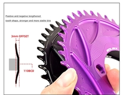 Đĩa Răng Nhôm 7075 Goldix BCD 110MM R7000 R7100 R8100 R9200