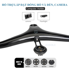 Ghi Đông Xe Đạp MTB Liền Pô Tăng Âm Sườn CARBON TOSEEK TM200