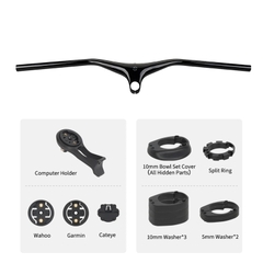 Ghi Đông Xe Đạp MTB Liền Pô Tăng Âm Sườn CARBON TOSEEK TM200
