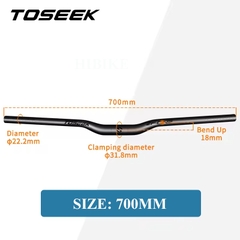Ghi Đông Xe Đạp CARBON TOSEEK RISE ZF ONE