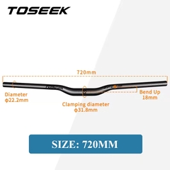 Ghi Đông Xe Đạp CARBON TOSEEK RISE ZF ONE