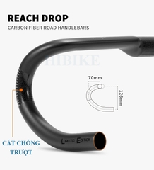 Ghi Đông Xe Đạp Đua CARBON TOSEEK TR30
