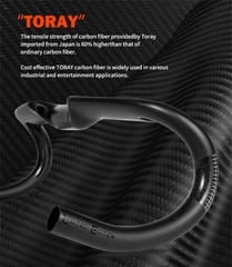 Ghi Đông Xe Đạp Đua CARBON TOSEEK TR30