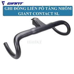Ghi Đông Xe Đạp Đua Liền Pô Tăng Nhôm GIANT CONTACT SL
