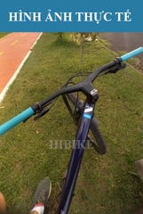 Ghi Đông Xe Đạp MTB Liền Pô Tăng CARBON TOSEEK - Màu Đen