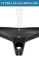 Ghi Đông Xe Đạp MTB Liền Pô Tăng CARBON TOSEEK - Màu Đen