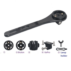 Giá bắt đồng hồ xe đạp gắn ghi đông liền pô tăng CARBON