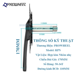 Giò Dĩa Xe Đạp PROWHEEL RPN 50-34T 170MM