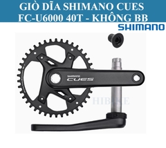 Bộ Giò Dĩa Xe Đạp SHIMANO CUES FC-U6000 42T