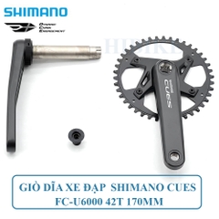 Bộ Giò Dĩa Xe Đạp SHIMANO CUES FC-U6000 42T
