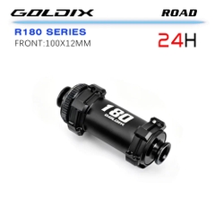 Bộ Hub GOLDIX R180 Ratchet 60t Hình Nón 24H - Phanh Đĩa Centerlock
