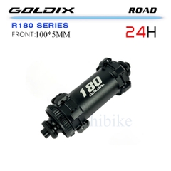 Bộ Hub GOLDIX R180 Ratchet 60t Hình Nón 24H - Phanh Đĩa Centerlock