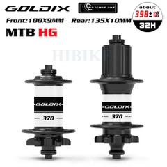 Bộ Hub Xe Đạp GOLDIX M370 - Phanh Đĩa 6 Ốc - Rachet 36T